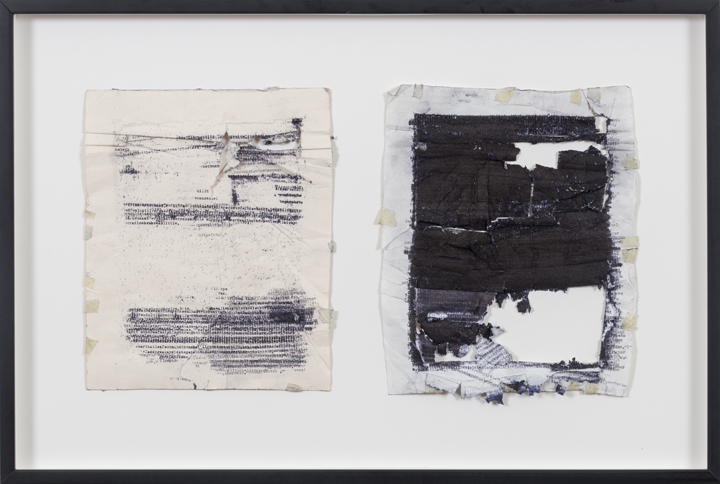 Tim Youd, William Faulkner, The Sound and the Fury, Completed Diptych