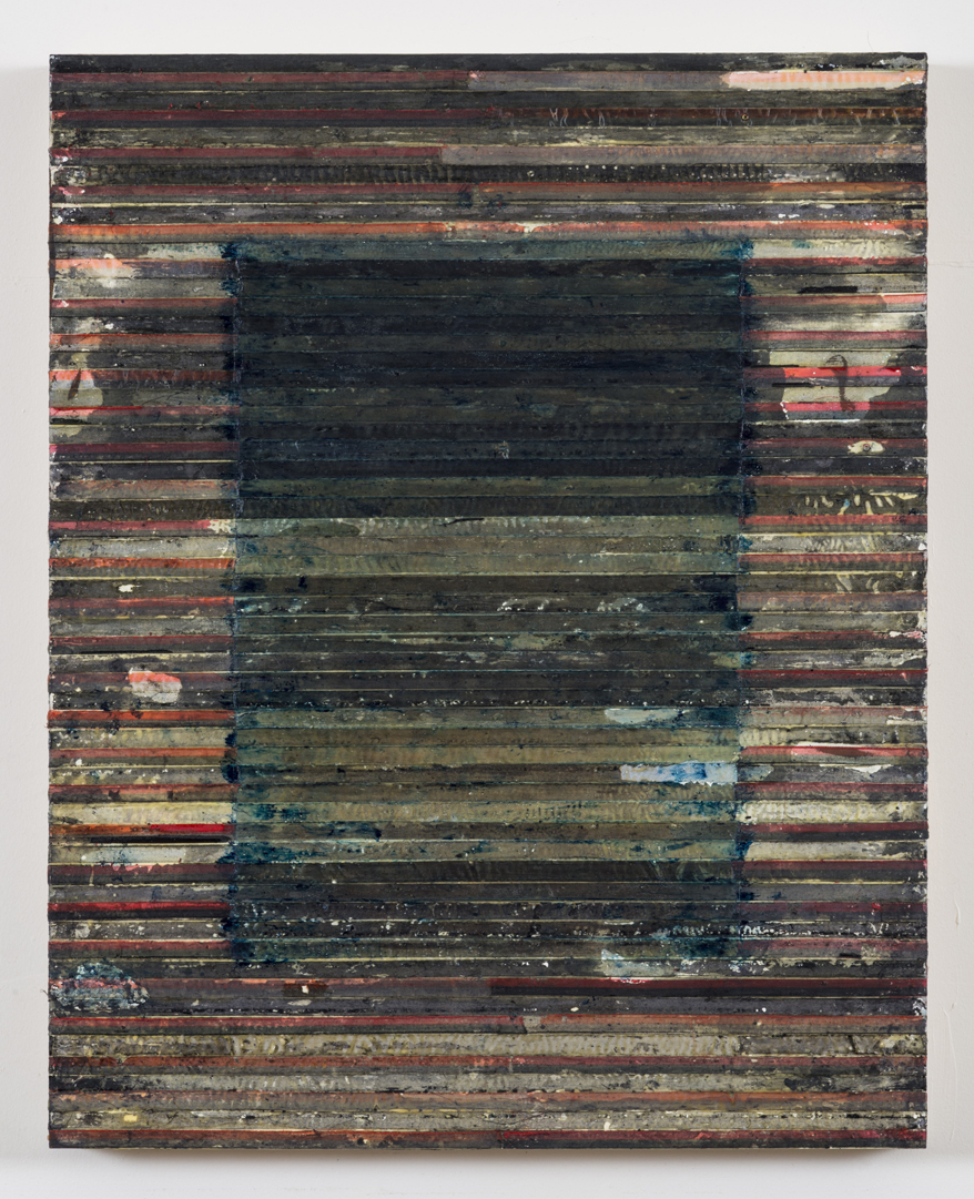 Tim Youd, Typewriter Ribbon Painting, 2015